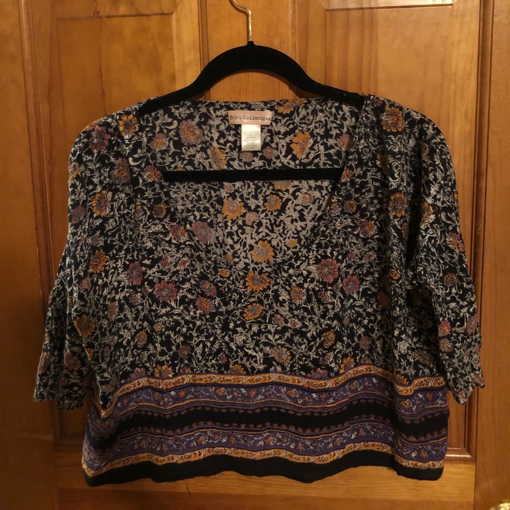 Urban Outfitters flower patterned blouse